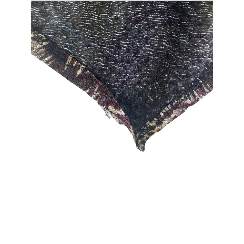 VTG Magic Scarf Asymmetric Poncho Top One Size Whimsygoth Fairycore Boho Y2K 90s